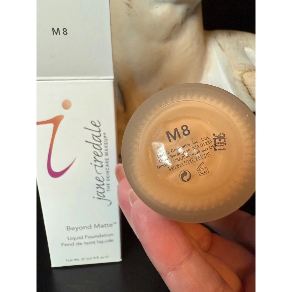 Jane Iredale Beyond Matte Liquid Foundation Shade M8 27ml 0.9 fl oz Makeup